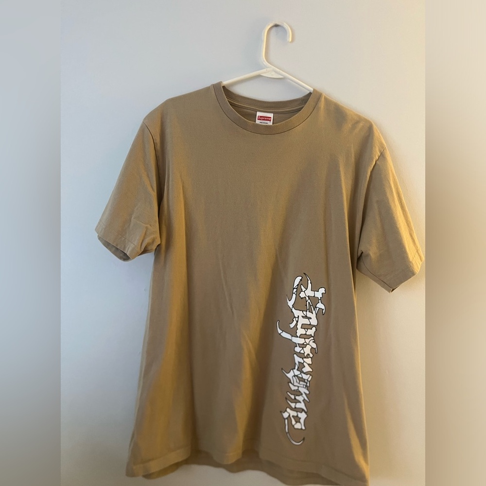 Supreme satan tee khaki